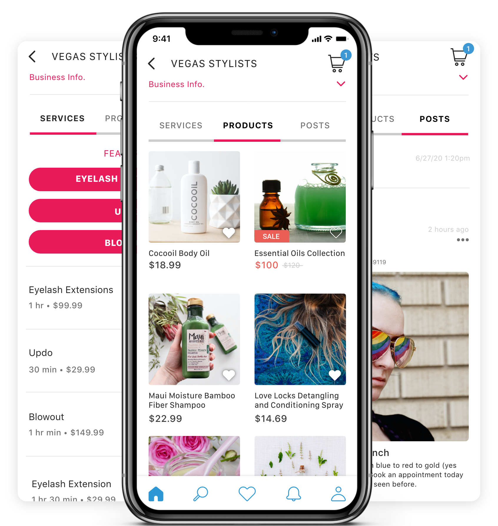 mockup of Adapt Consumer app